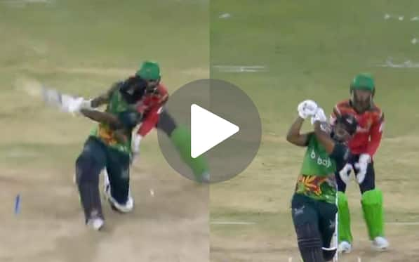 [Watch]6,4,6 - Former CSK Star Imran Tahir Punished By Evin Lewis In CPL 2024